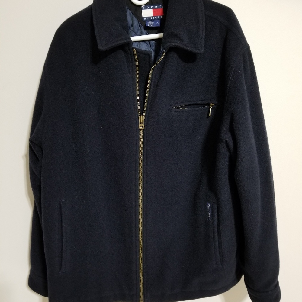 Vintage Tommy Hilfiger Wool Jacket Mens L.